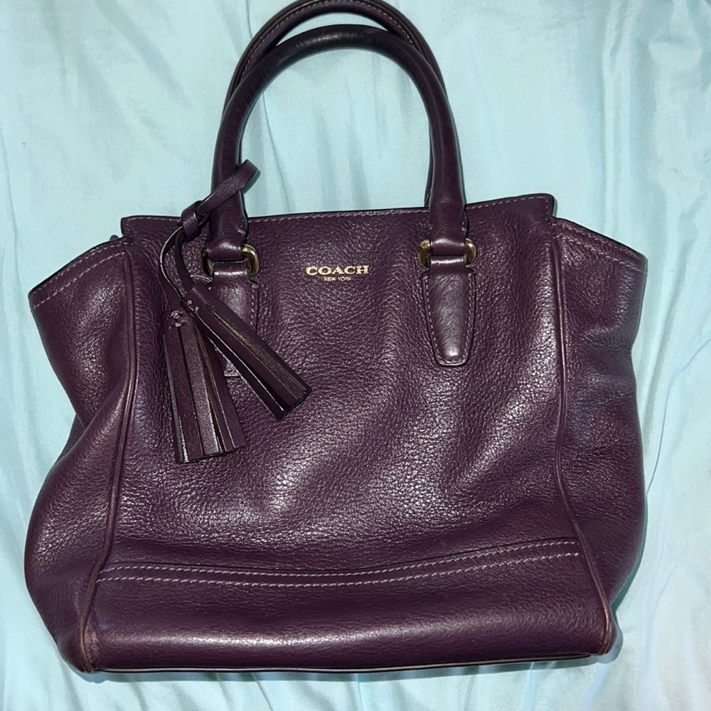 Deep Purple Coach Purse